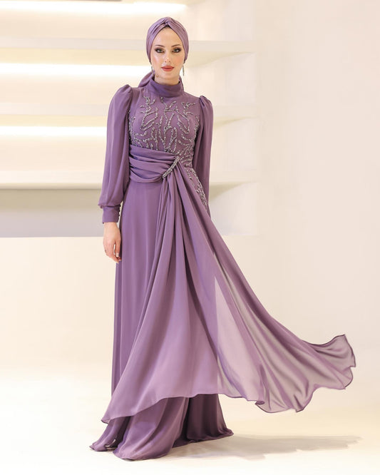 chifon Purple
